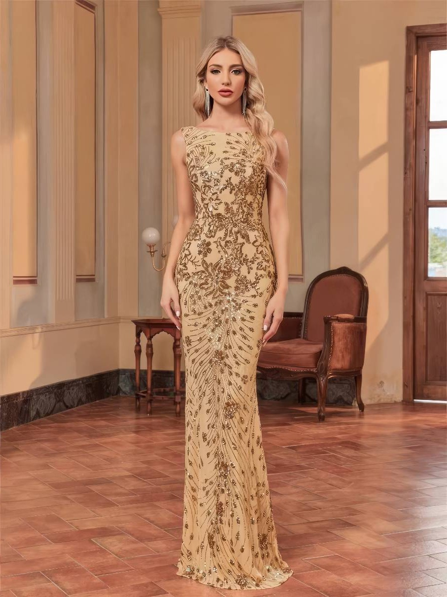 Robe longue sirène chic et glamour